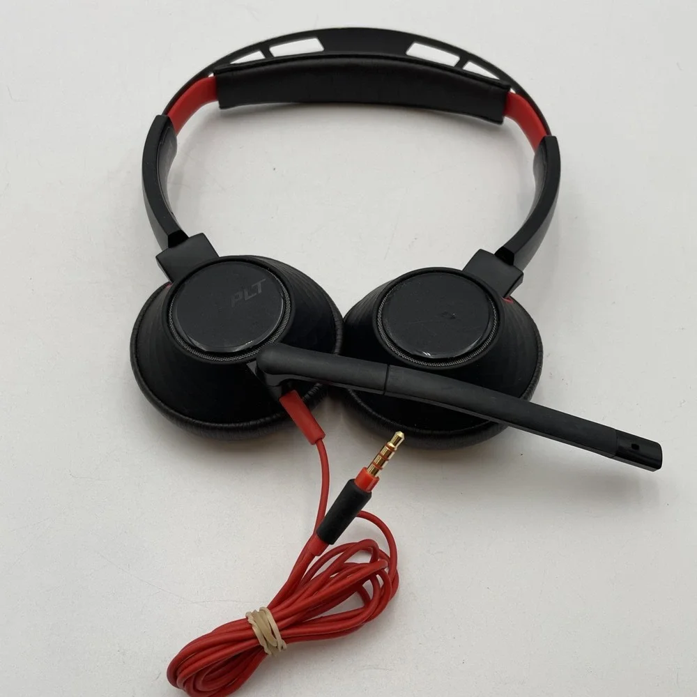 Plantronics Poly Duo C5220T Wired On Ear Headset USB-C Controlled Tested